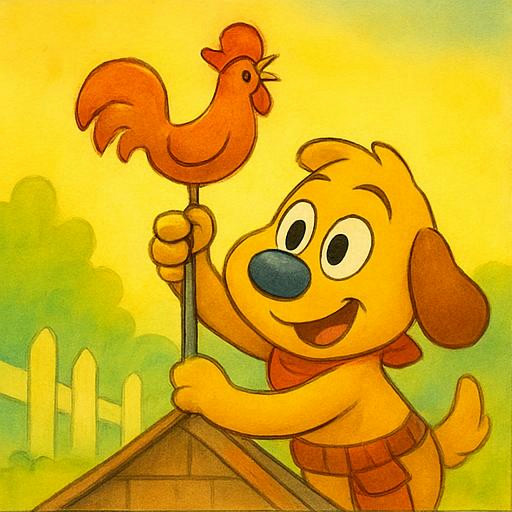 Duggo Fixes the Weather Vane