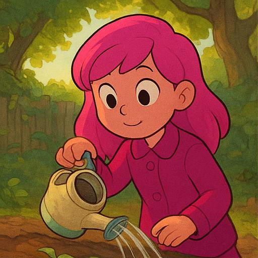 Pink's Found Garden