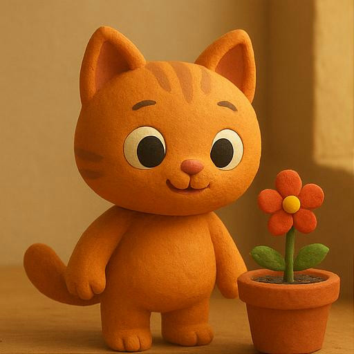 El Gatito Sin Paciencia y Sus Flores Veloces